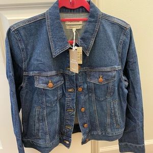 madewell shrunken jean jacket